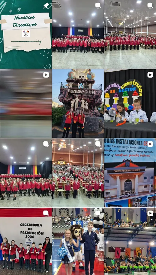 Perfil de Instagram del colegio